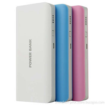 11,000/13,000mAh emergency mobile power bank with dual-USB outputs